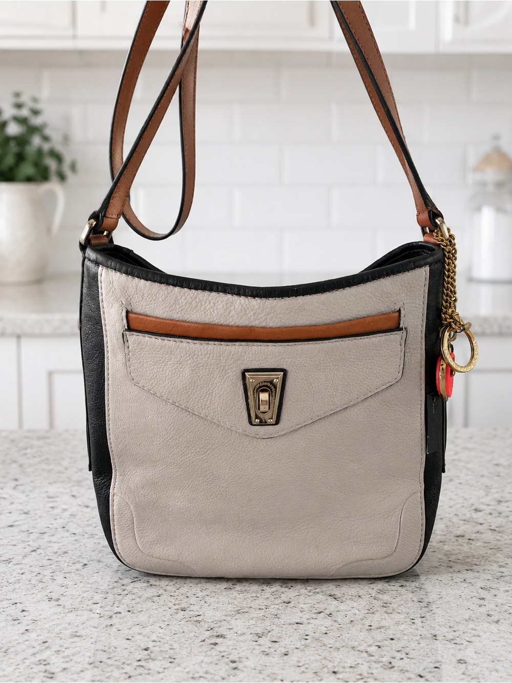 Marc by Marc Jacobs Spectator Leather Crossbody +NWT Marc Jacobs Heart Bag Charm